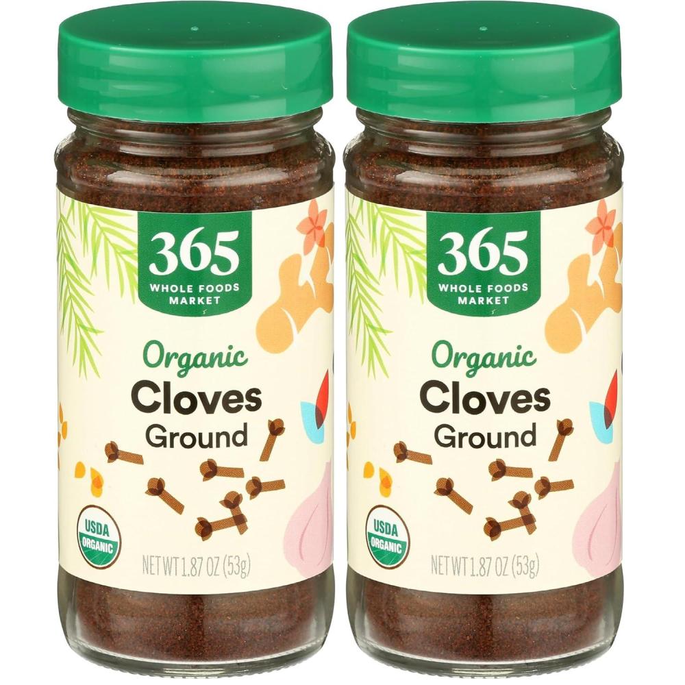 image:image365 by Whole Foods Market Organic Cloves Ground 187 oz187 Ounce Pack of 2