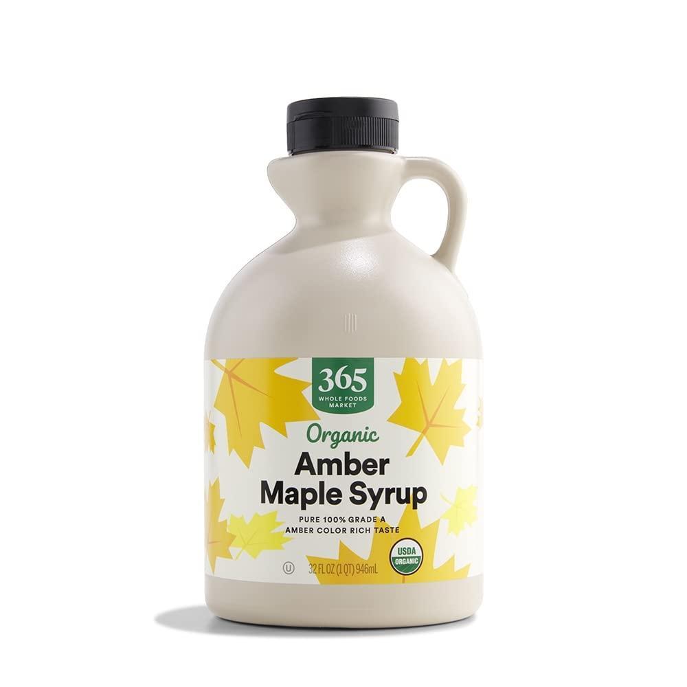 image:image365 by Whole Foods Market Organic Grade A Amber Maple Syrup 32 Fl Oz