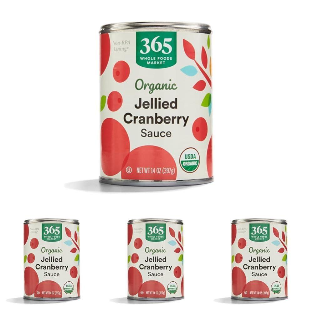 image:image365 by Whole Foods Market Organic Jellied Cranberry Sauce 14 Ounce14 Ounce Pack of 4
