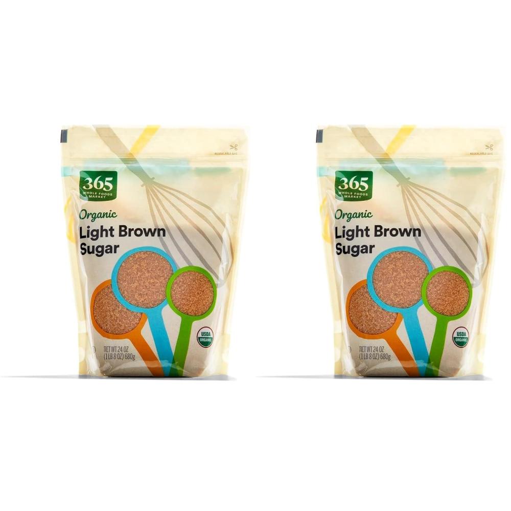 image:image365 by Whole Foods Market Organic Light Brown Sugar 24 Ounce24 Ounce Pack of 2