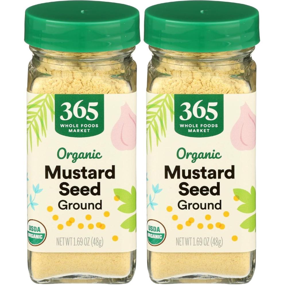 image:image365 by Whole Foods Market Organic Mustard Seed Ground 169 oz169 Ounce Pack of 2
