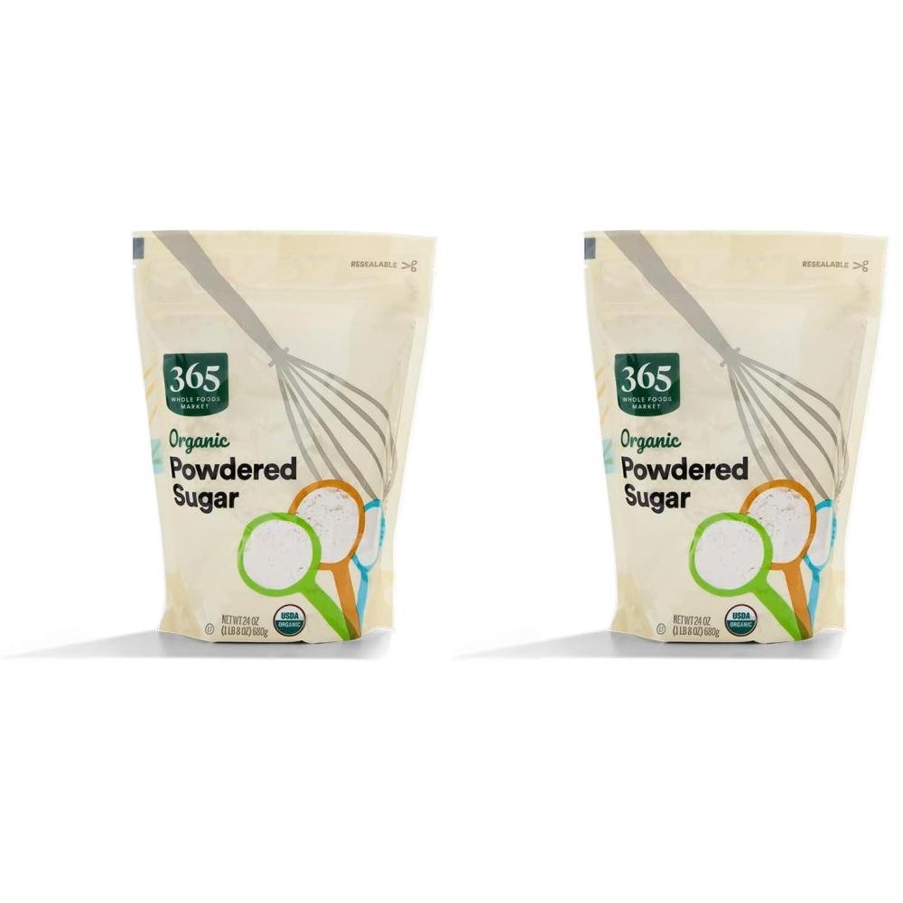 image:image365 by Whole Foods Market Organic Powdered Sugar 24 Ounce24 Ounce Pack of 2