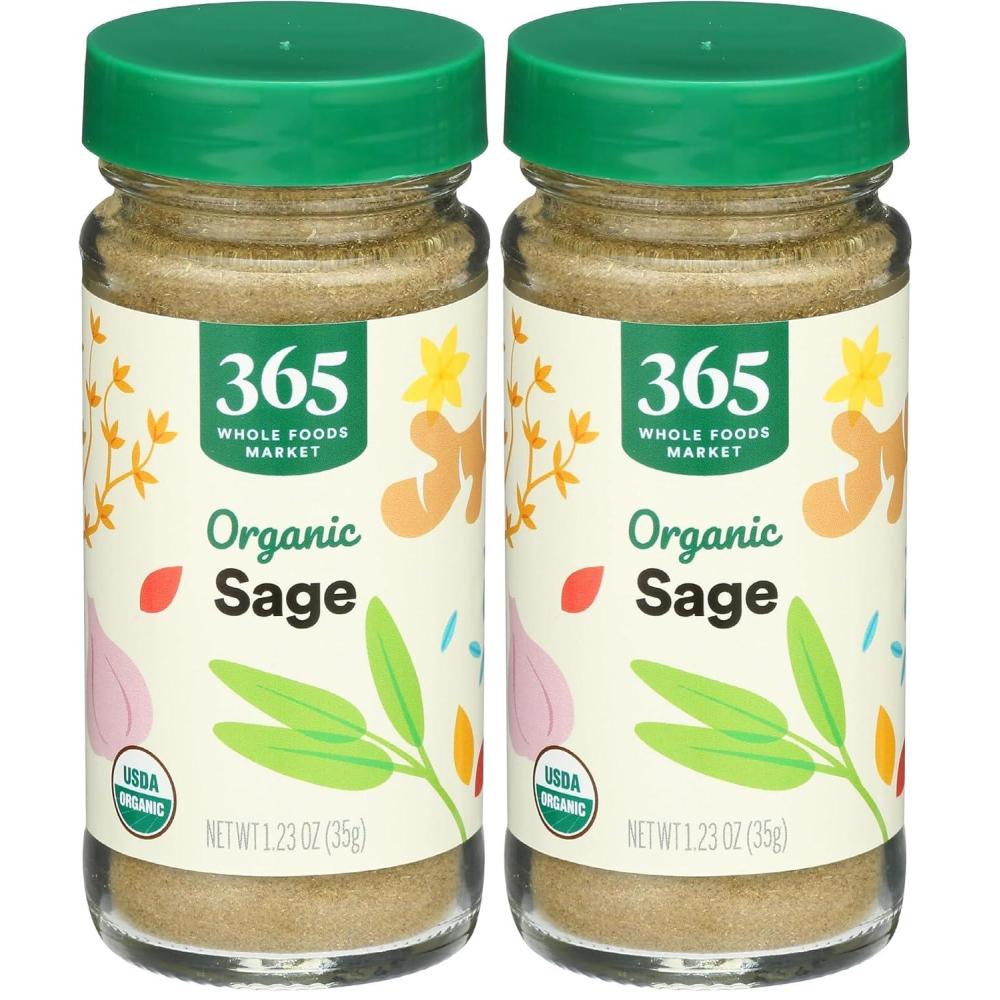 image:image365 by Whole Foods Market Organic Sage 123 oz123 Ounce Pack of 2
