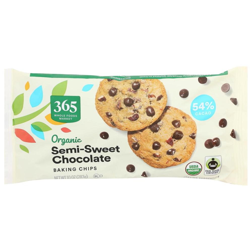 image:image365 by Whole Foods Market Organic Semi Sweet Chocolate Chips 10 Ounce10 Ounce Pack of 1