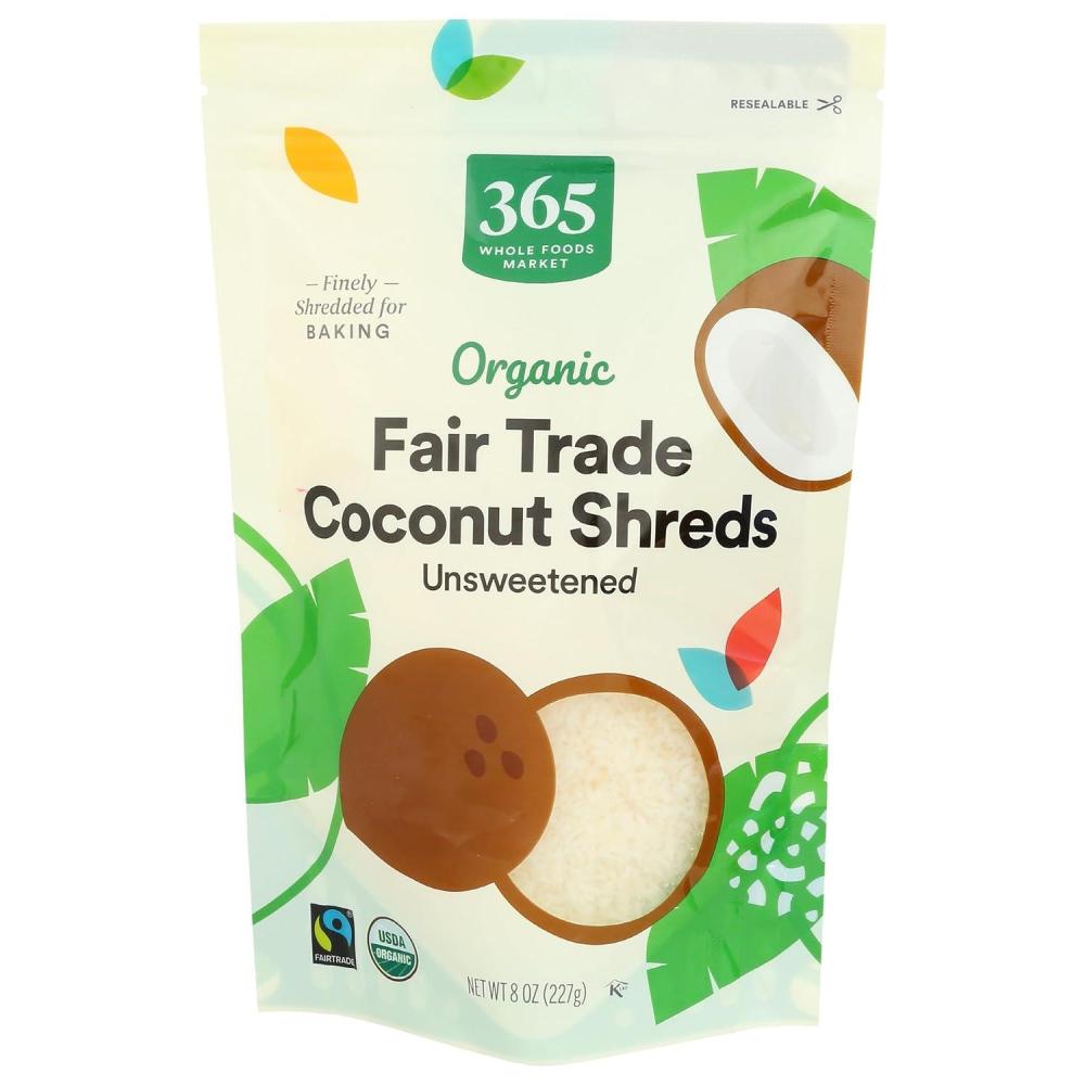 image:image365 by Whole Foods Market Organic Shredded Coconut 8 Ounce8 Ounce Pack of 1