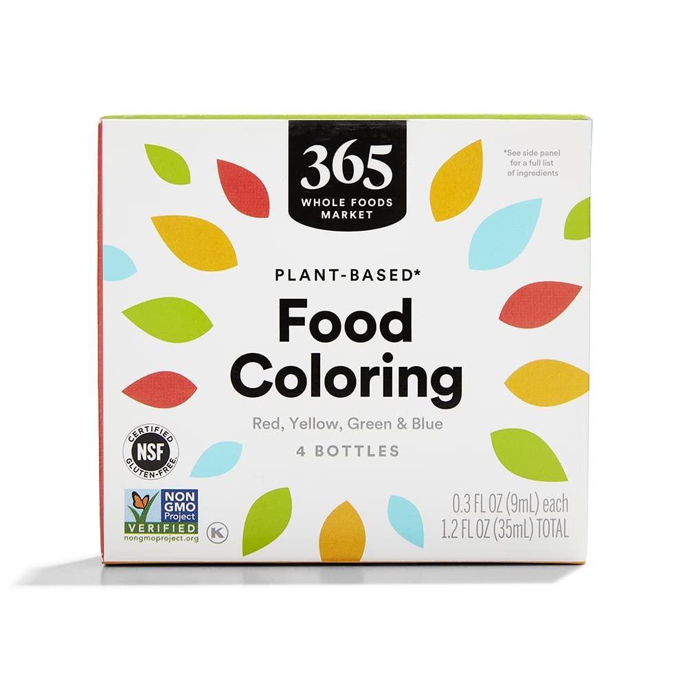 image:image365 by Whole Foods Market PlantBased Food Coloring Red Yellow Green amp Blue Bottles GLutenFree 03 Fl Oz Each 12 Fl Oz Total