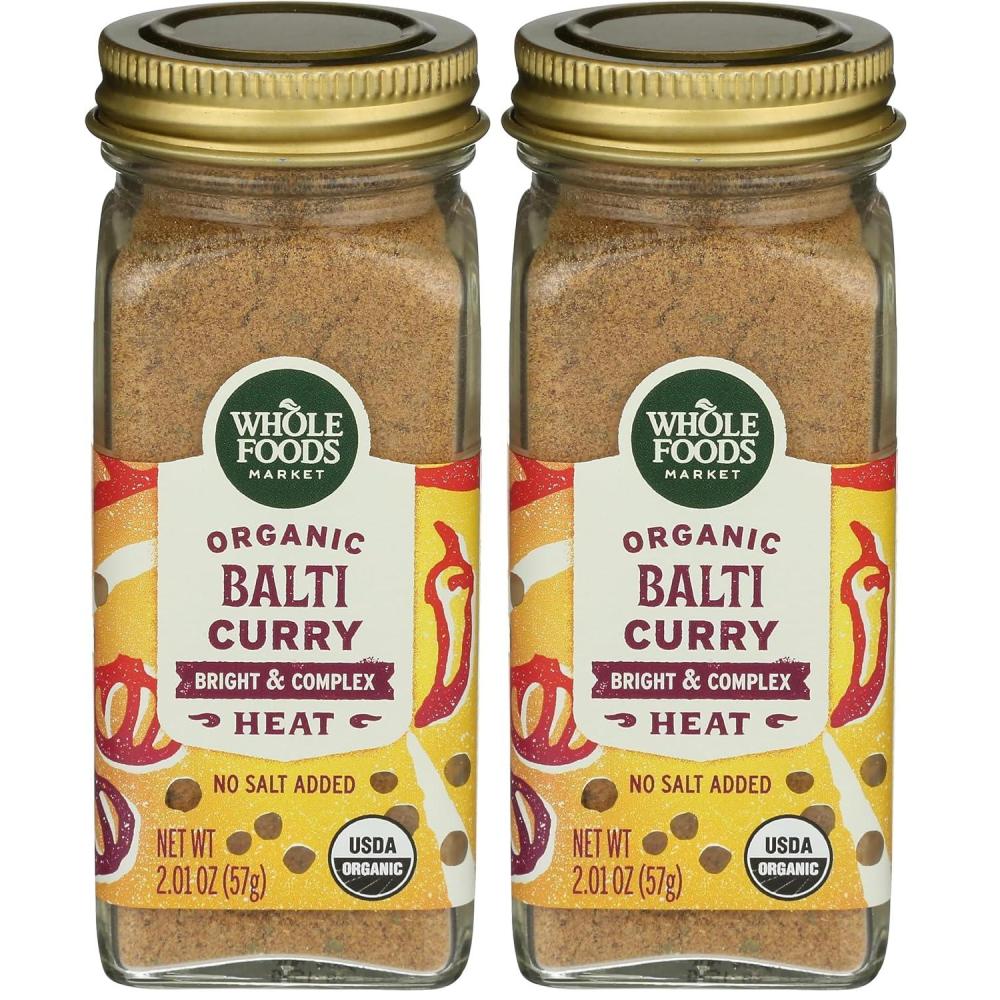 image:imageWhole Foods Market Organic Balti Curry Seasoning 201 Ounce201 Ounce Pack of 2