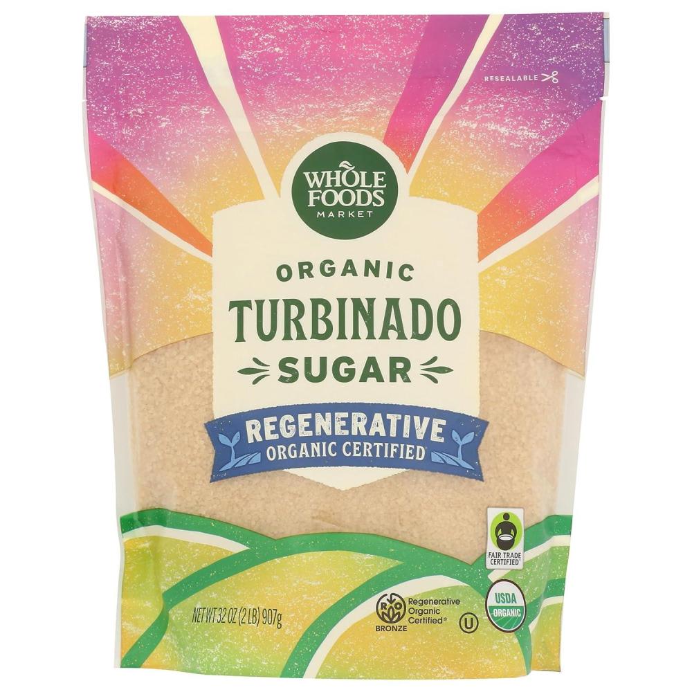 image:imageWhole Foods Market Organic Turbinado Sugar 32 Ounce