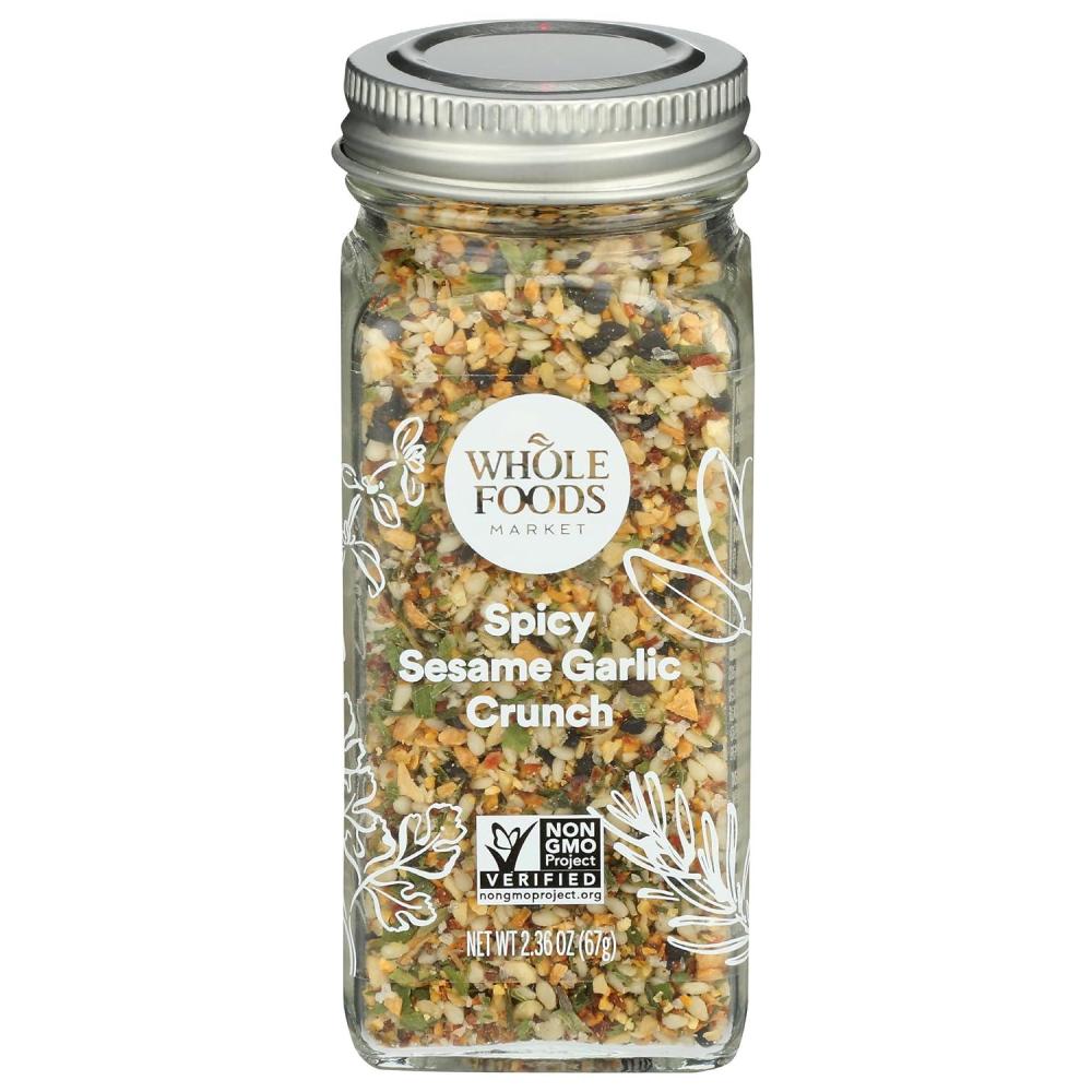 image:imageWhole Foods Market Seasoning Spicy Sesame Garlic Crunch 236 Ounce