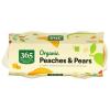 365 by Whole Foods Market, Organic Peaches & Pears Snack Cups, 4 Count