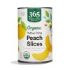 365 by Whole Foods Market, Organic Yellow Cling Peach Slices, 15 Ounce(15 Ounce (Pack of 1))