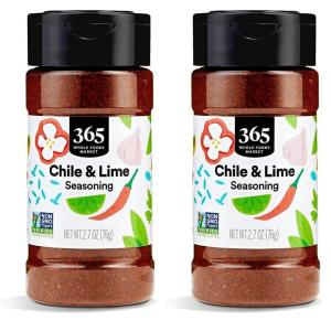 365 by Whole Foods Market, Chili Lime Blend Seasoning, 2.7 Ounce(2.7 Ounce (Pack of 2))