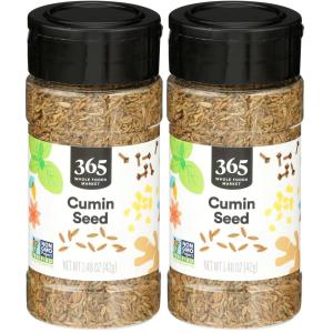 365 by Whole Foods Market, Cumin Seed, 1.48 oz(1.48 Ounce (Pack of 2))