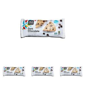 365 by Whole Foods Market, Dark Chocolate Baking Chunks, 12 Ounce(12 Ounce (Pack of 4))