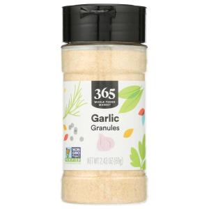365 by Whole Foods Market, Garlic Granules, 9.59 Ounce(2.43 Ounce (Pack of 1))