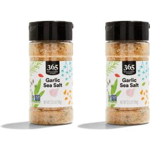 365 by Whole Foods Market, Garlic Salt Seasoning, 3.51 Ounce(3.51 Ounce (Pack of 2))