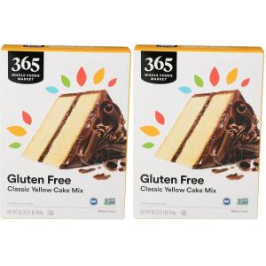 365 by Whole Foods Market, Gluten Free Yellow Cake Mix, 16 Ounce(16 Ounce (Pack of 2))