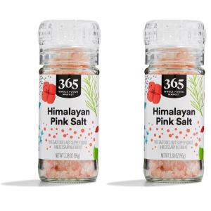 365 by Whole Foods Market, Himalayan Pink Salt Grinder, 3.38 Ounce(3.38 Ounce (Pack of 2))