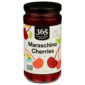 365 by Whole Foods Market, Maraschino Cherries, 13.5 Ounce