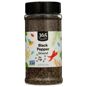 365 by Whole Foods Market, Medium Grind Black Pepper, 6.49 Ounce(6.49 Ounce (Pack of 1))
