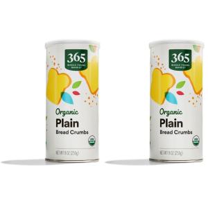 365 by Whole Foods Market, Organic Breadcrumbs, 9 Ounce(9 Ounce (Pack of 2))