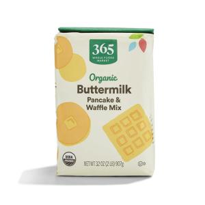 365 by Whole Foods Market, Organic Buttermilk Pancake & Waffle Mix, 32 Ounce(32 Ounce (Pack of 1))