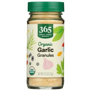 365 by Whole Foods Market, Organic Garlic Granules, 2.57 Ounce(2.57 Ounce (Pack of 1))