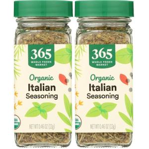365 by Whole Foods Market, Organic Italian Seasoning, 0.46 Ounce(0.46 Ounce (Pack of 2))
