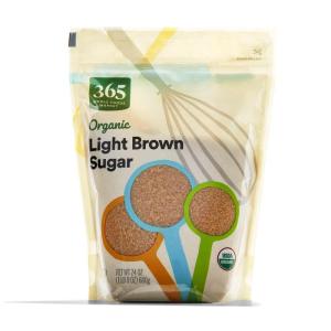 365 by Whole Foods Market, Organic Light Brown Sugar, 24 Ounce(24 Ounce (Pack of 1))
