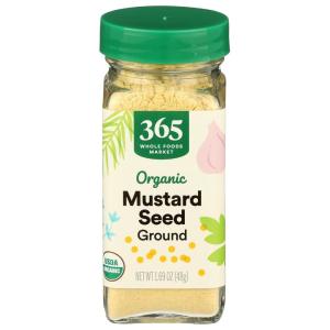 365 by Whole Foods Market, Organic Mustard Seed Ground, 1.69 oz(1.69 Ounce (Pack of 1))