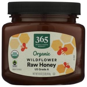 365 by Whole Foods Market Organic Raw Wildflower Honey, 16 OZ(16 Ounce (Pack of 1))