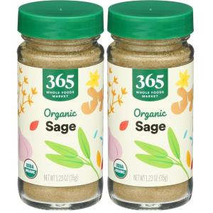365 by Whole Foods Market, Organic Sage, 1.23 oz(1.23 Ounce (Pack of 2))