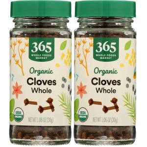 365 by Whole Foods Market, Organic Whole Cloves, 1.06 Ounce(1.05 Ounce (Pack of 2))