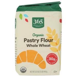 365 by Whole Foods Market, Organic Whole Wheat Pastry Flour, 2 LB(32 Ounce (Pack of 1))