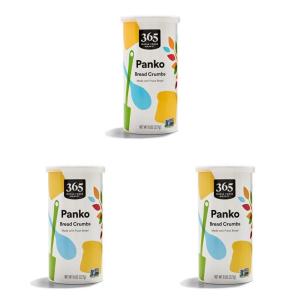 365 by Whole Foods Market, Panko Bread Crumbs, 8 Ounce(8 Ounce (Pack of 3))
