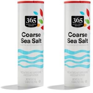 365 by Whole Foods Market, Sea Salt Coarse, 24.7 oz(24.7 Ounce (Pack of 2))