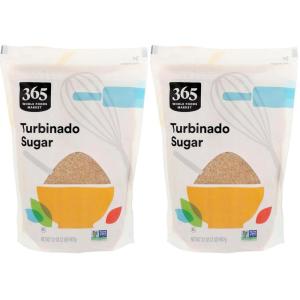 365 by Whole Foods Market, Turbinado Sugar, 32 Ounce(32 Ounce (Pack of 2))
