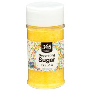365 by Whole Foods Market, Yellow Decorating Sugar, 3.3 Ounce(Yellow)