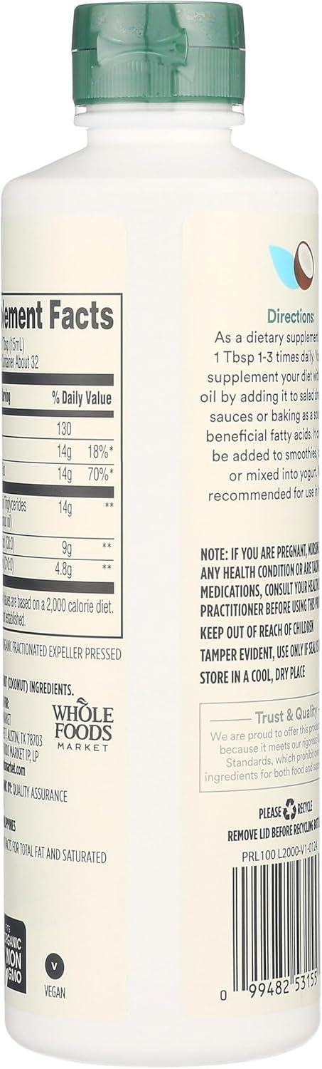 image:image365 by Whole Foods Market MCT Oil Unflavored 16 Fl Oz