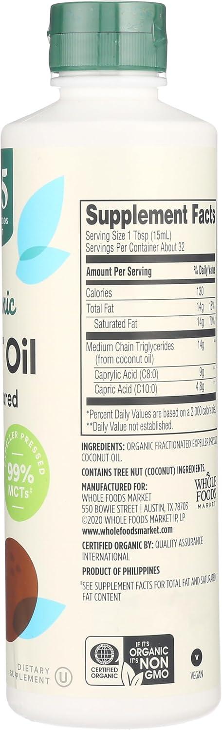 image:image365 by Whole Foods Market MCT Oil Unflavored 16 Fl Oz