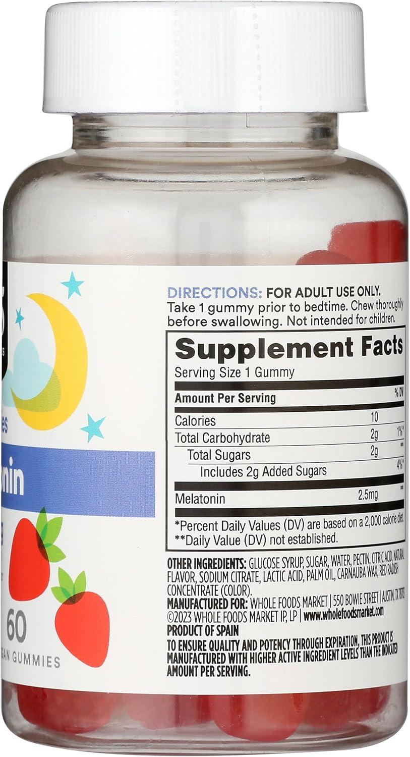 image:image365 by Whole Foods Market Melatonin Gummy 25mg 60 Count