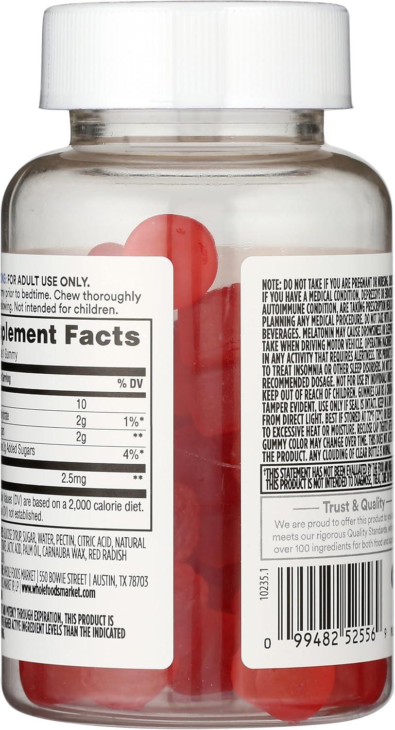 image:image365 by Whole Foods Market Melatonin Gummy 25mg 60 Count
