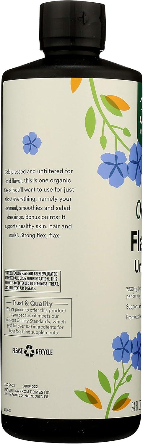 image:image365 by Whole Foods Market Organic Flax Oil High Lignan 24 Fl OzFlaxseed