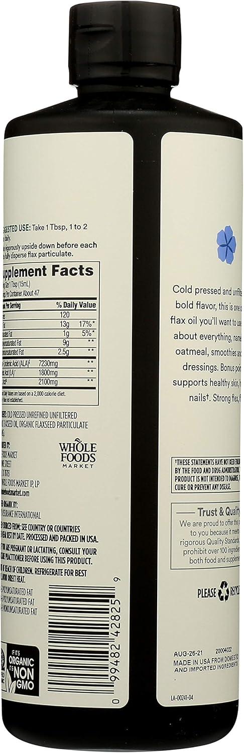 image:image365 by Whole Foods Market Organic Flax Oil High Lignan 24 Fl OzFlaxseed