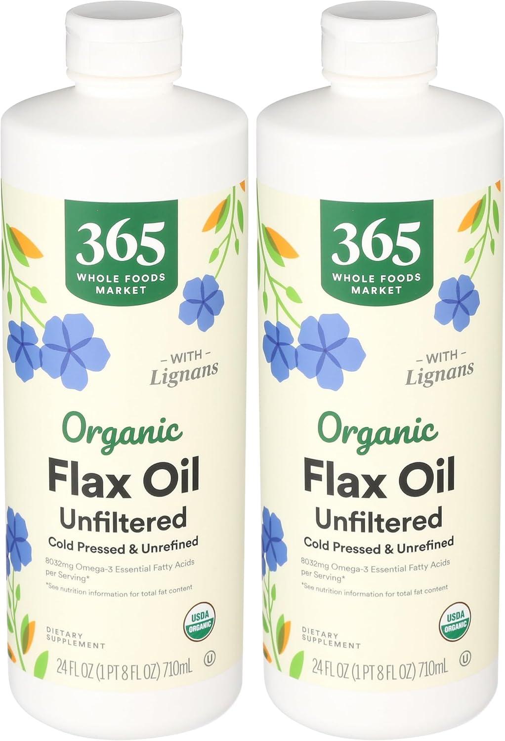 image:image365 by Whole Foods Market Organic Flax Oil High Lignan 24 Fl OzFlaxseed