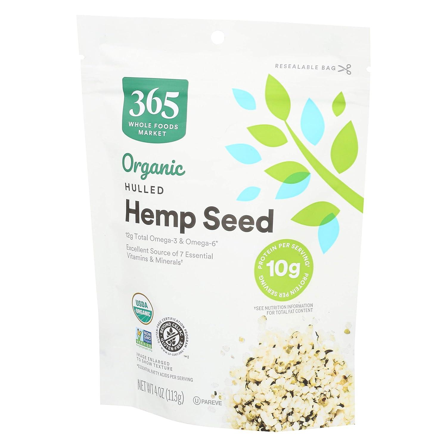 image:image365 by Whole Foods Market Organic Hemp Seed 4 OunceNutty