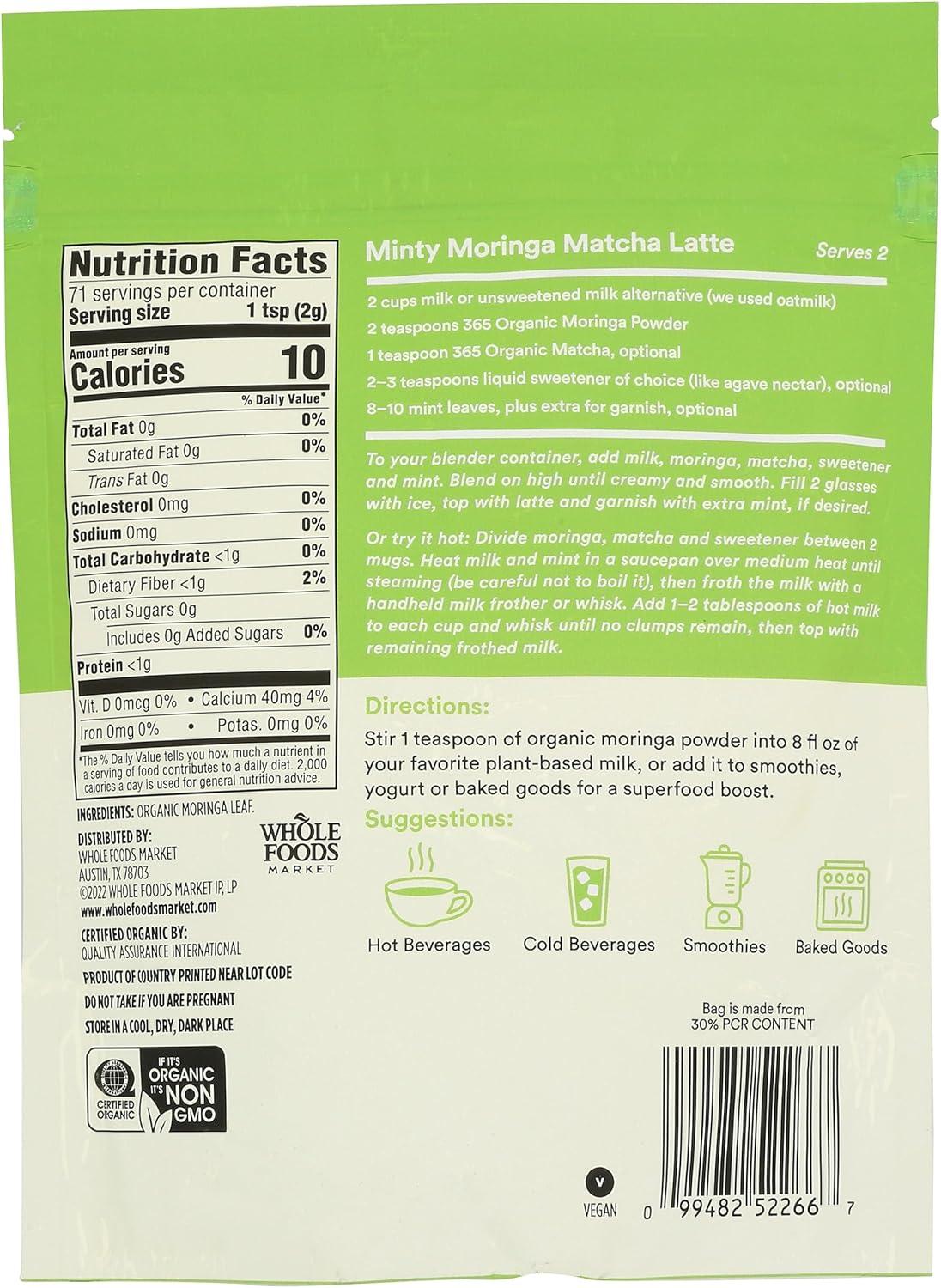 image:image365 by Whole Foods Market Organic Moringa Powder 5 Ounce