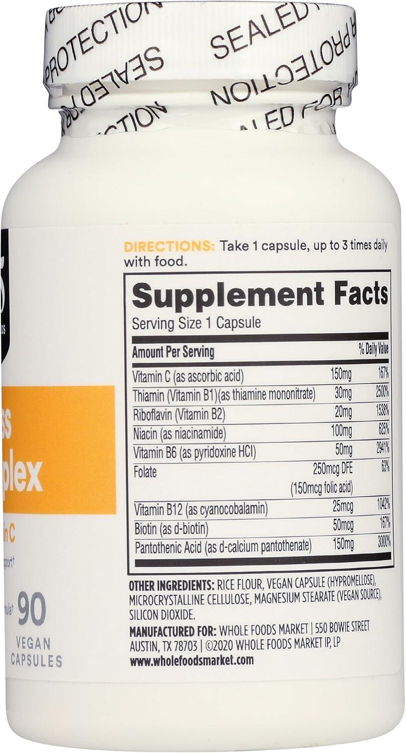 image:image365 by Whole Foods Market Vitamin B Stress Complex with Vitamin C 90 Veg Capsules