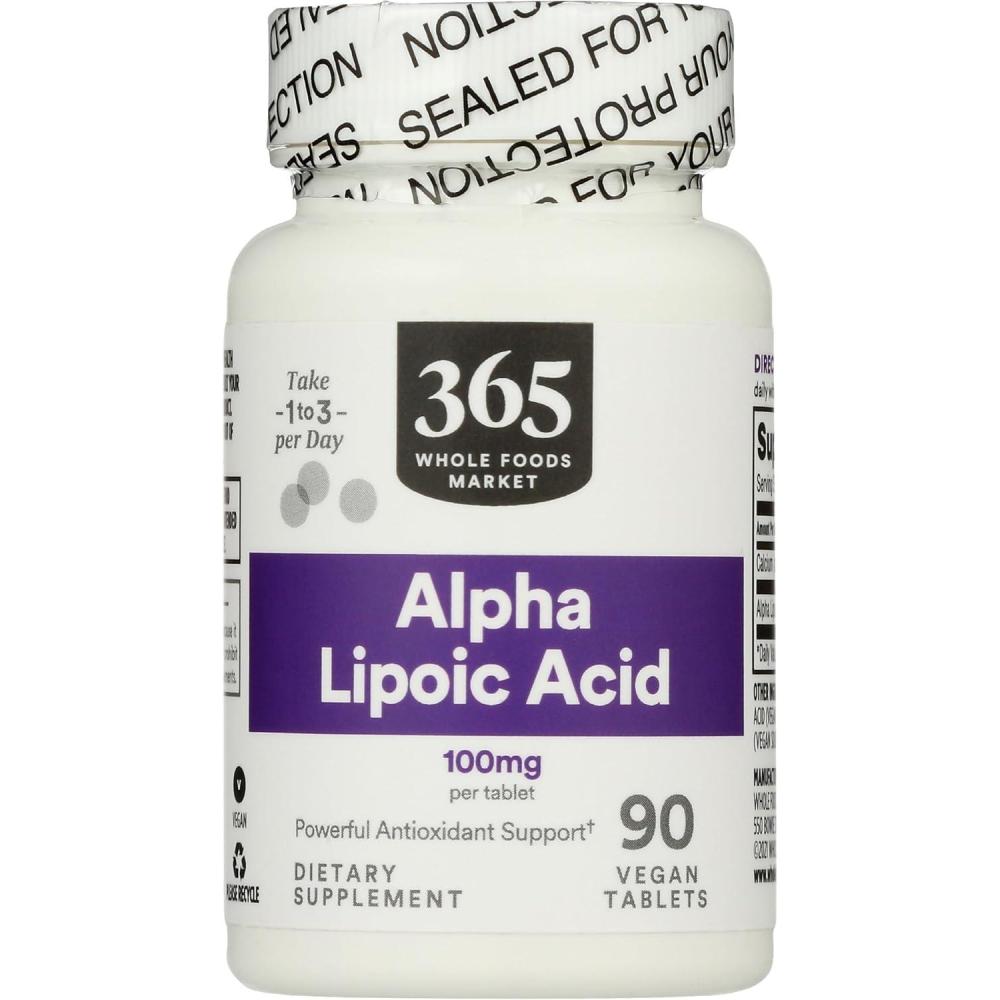 image:image365 by Whole Foods Market Alpha Lipoic Acid 100mg 90 Count90 Count Pack of 1