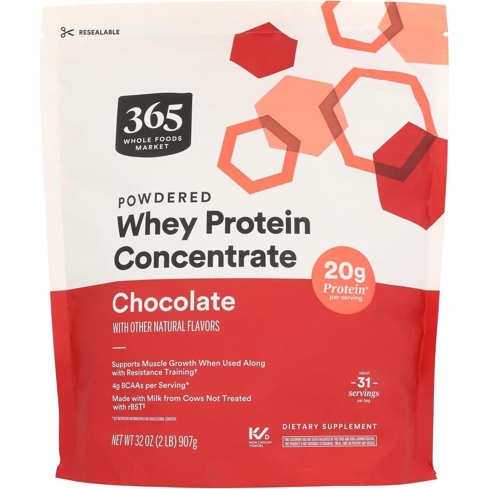 image:image365 by Whole Foods Market Chocolate Whey Concentrate Protein Powder 32 Ounce